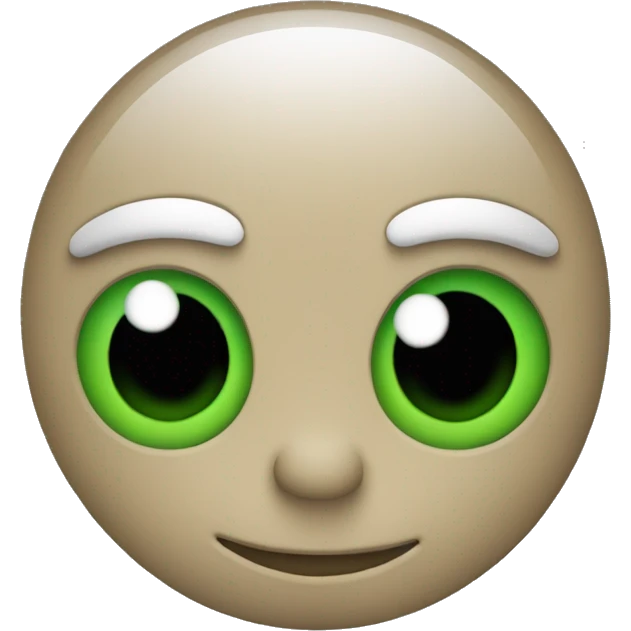 Green emoji With "AYE" inside it in black lette emoji