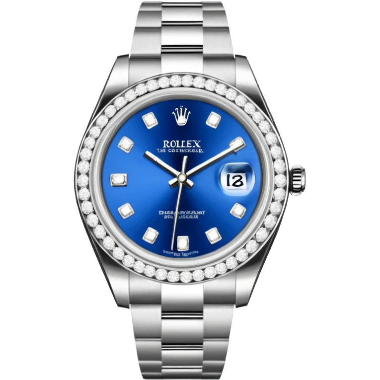 rolex wysadzany diamentami emoji
