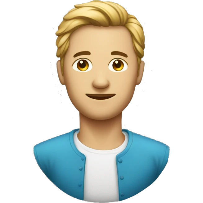 Un homme portant un masque et une chemise de prière emoji