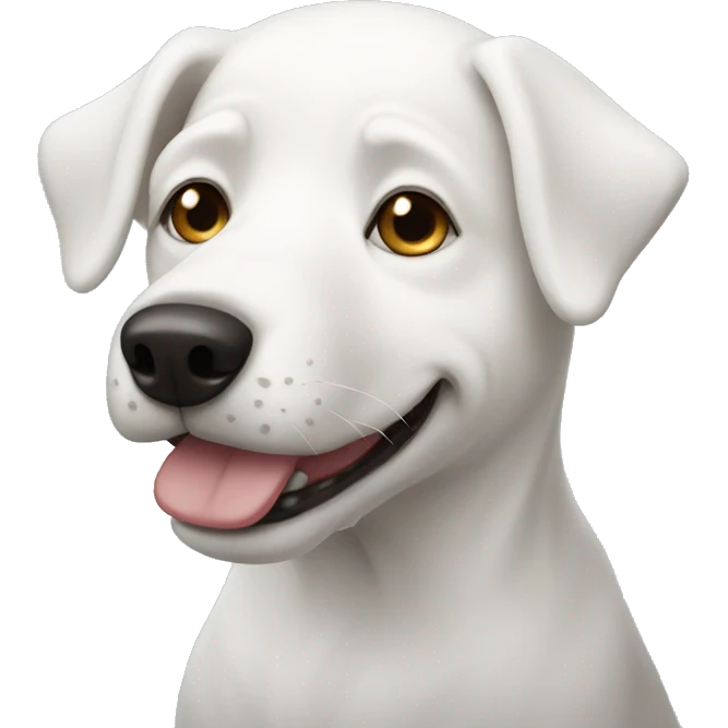 White dog emoji