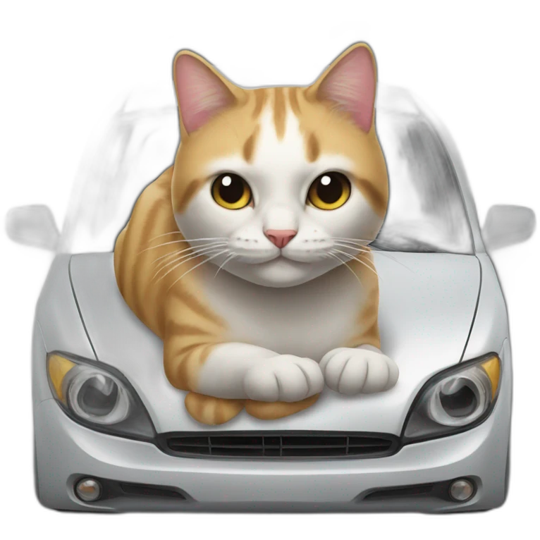 Car eat cat emoji