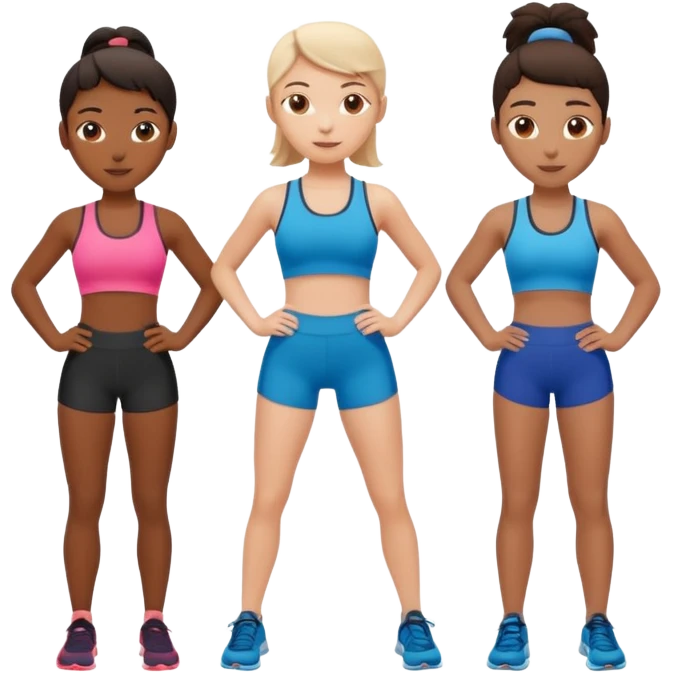 friends at the gym emoji