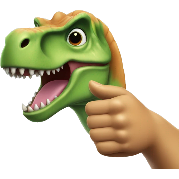 t rex thumbs up emoji