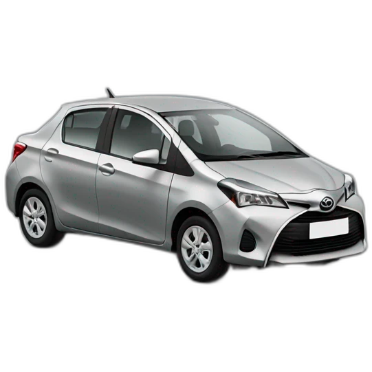 Toyota Yaris Gris sedan 4 puertas emoji