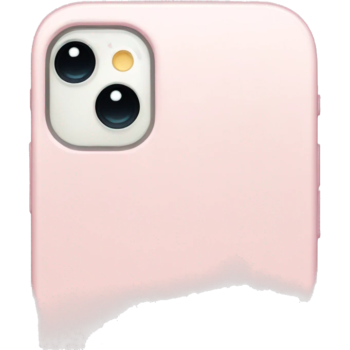 iPhone 13 in light pink emoji