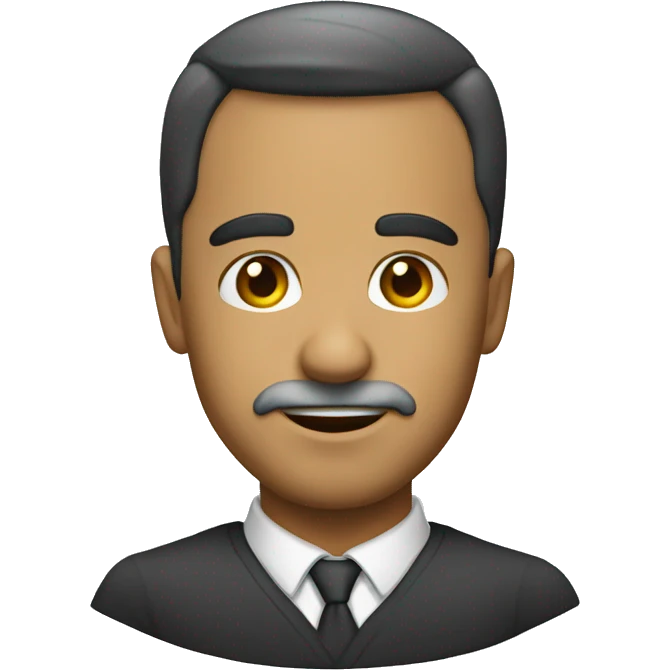 rostro de abogado  emoji