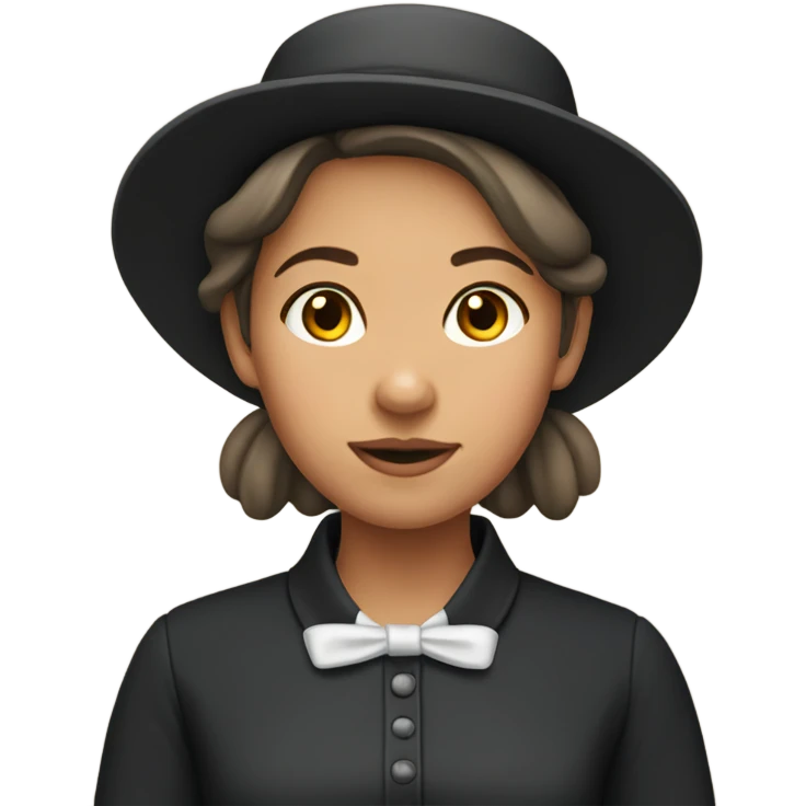 Amish girl  emoji