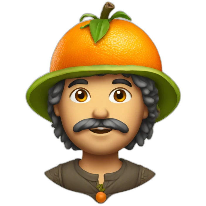 Sicilian orange emoji