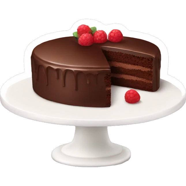 chocolate cake emoji