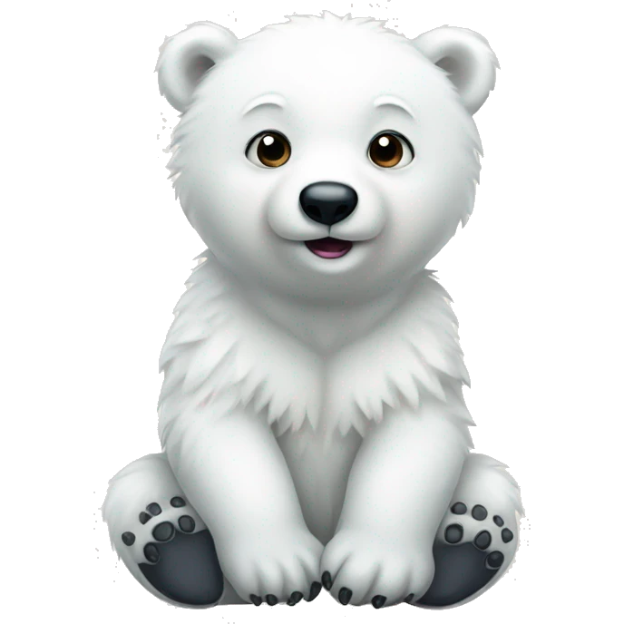 Baby Polar bear  emoji