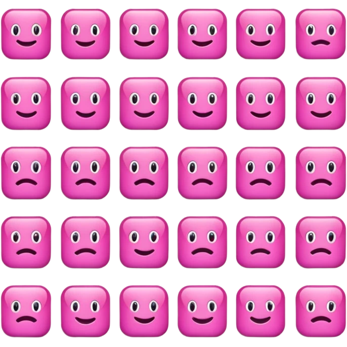 pink all apps emoji