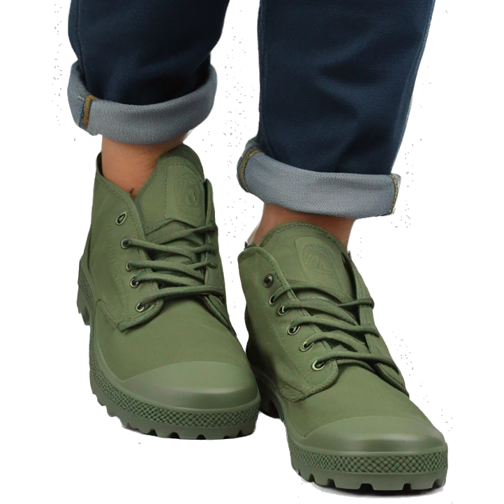 Original Palladium pampa Mens Low Green Low Low Low emoji