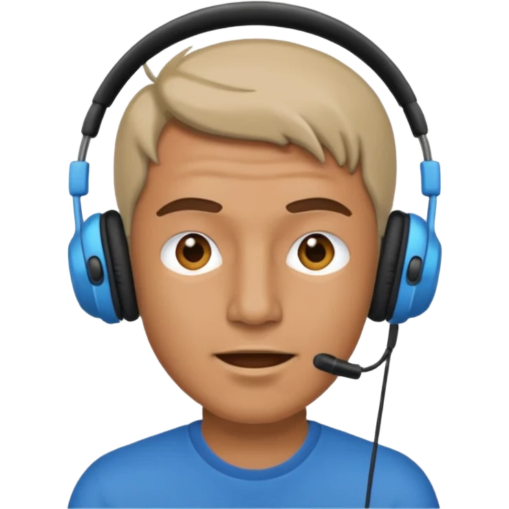 radio guy swearing emoji