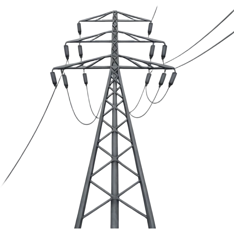 a number of power lines emoji