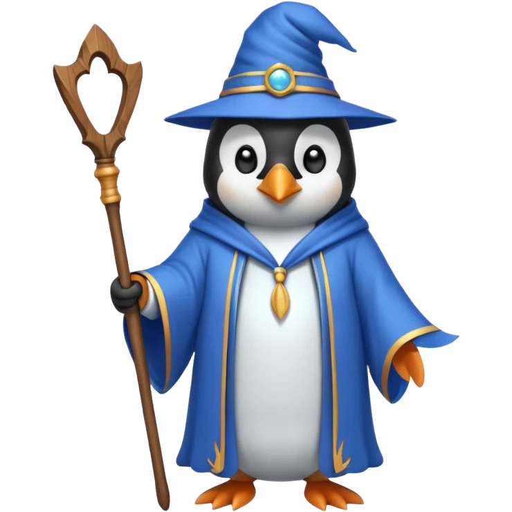 penguin wizard emoji