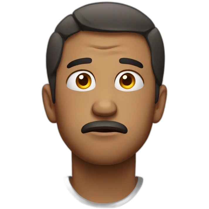 tired and confused emoji