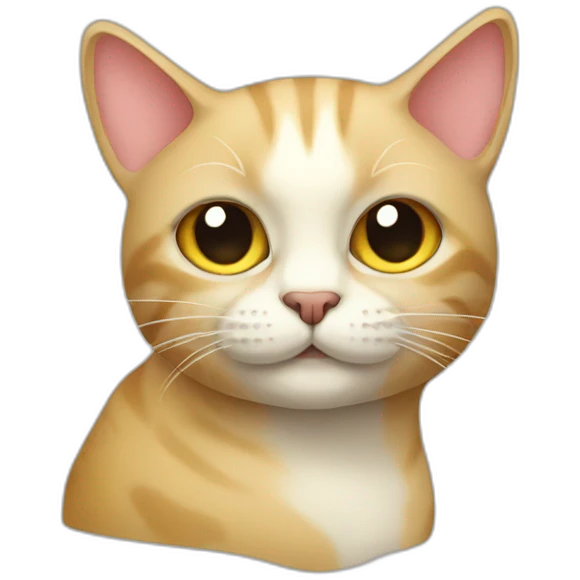 Shape cat emoji
