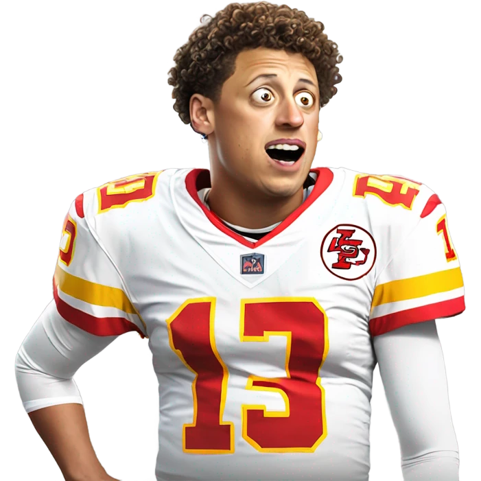 Mahomes and refs emoji