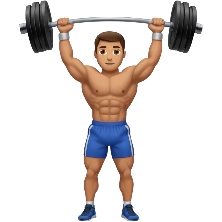 man lifting weights

 emoji
