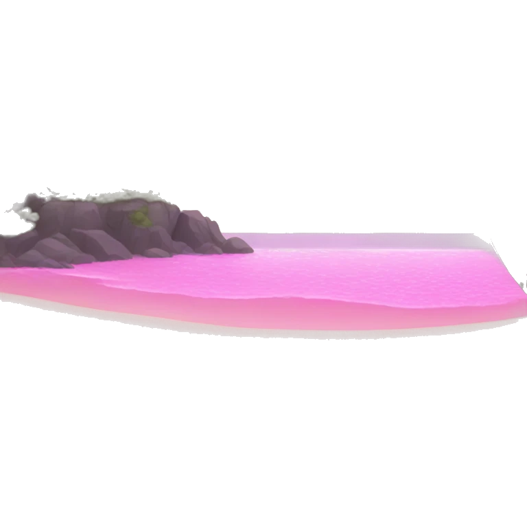 Pink beach emoji