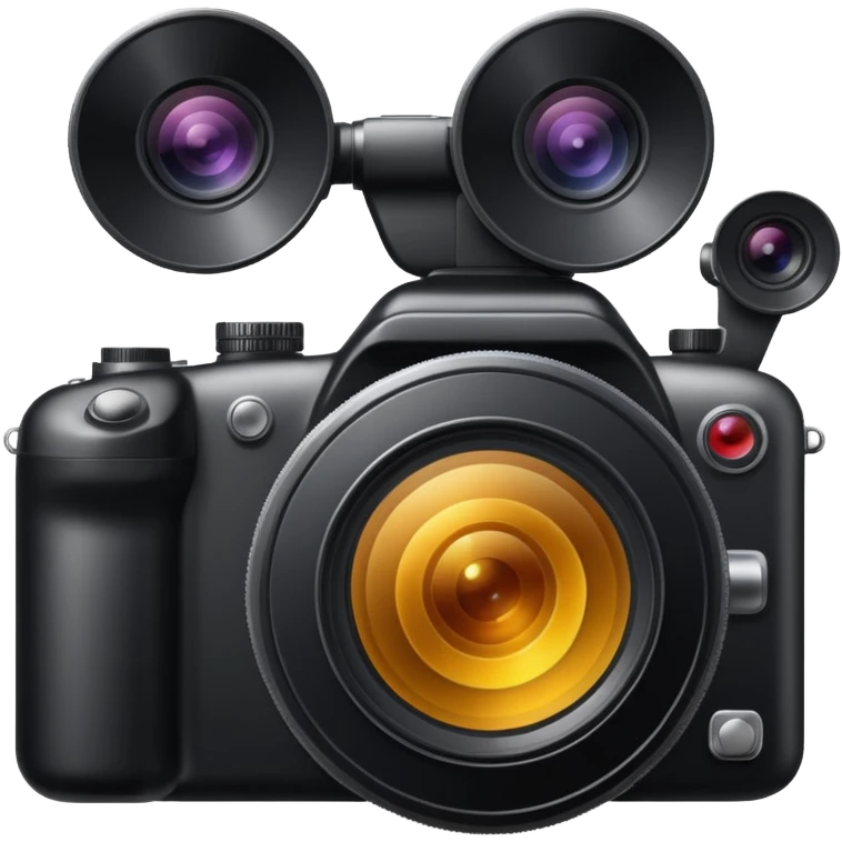 Camera with large lens emoji
