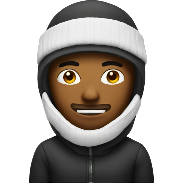 man with ski mask emoji
