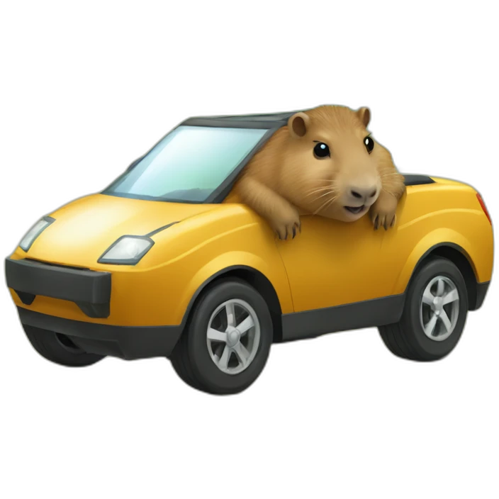 capybara hot wheel emoji