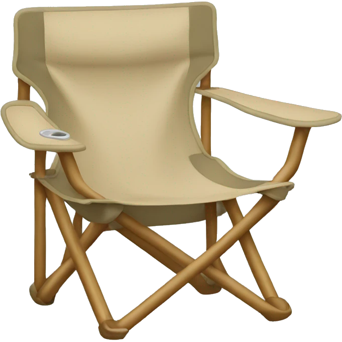 sand colored camping chair emoji
