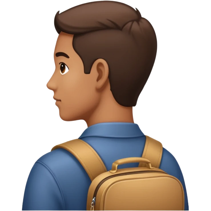 Person looking back emoji