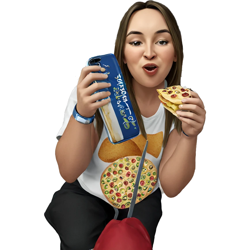 boys enjoying food outdoors emoji