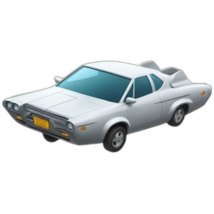 Flying car emoji
