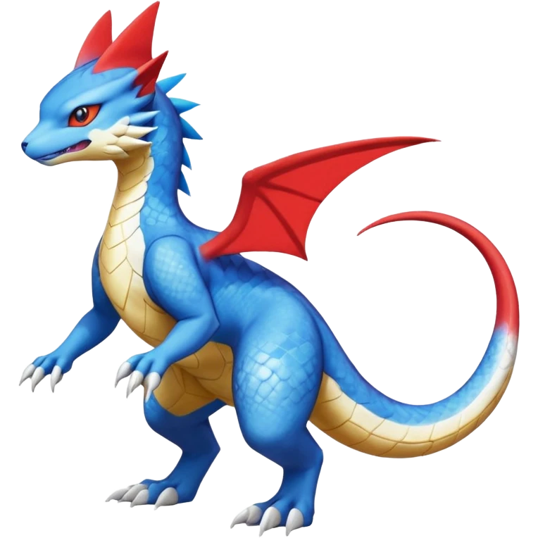 Gabite-Veemon-Digimon-Latias-Peppercat-Pokémon-Flamedramon-fusion-animal-hybrid-creature, Full body  emoji