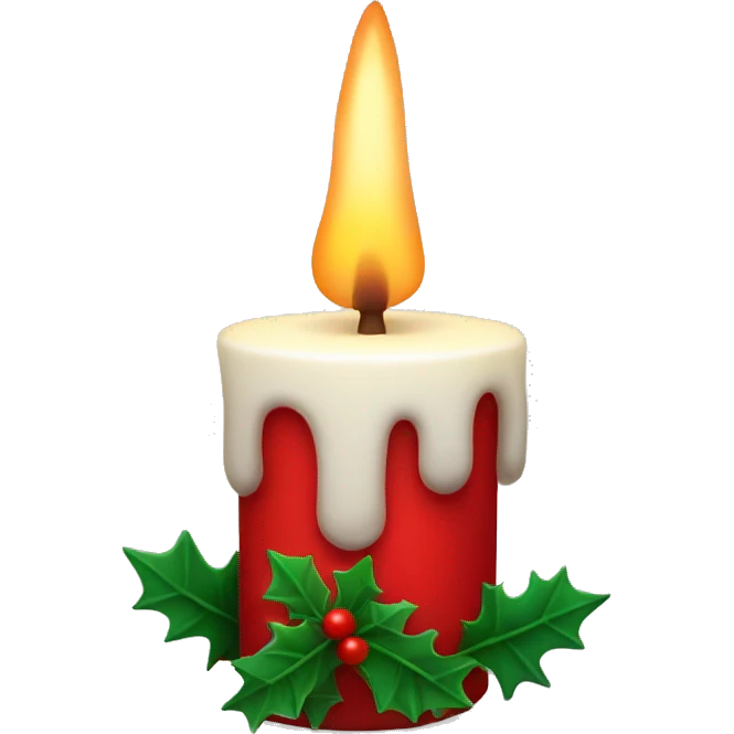 christmas candle emoji