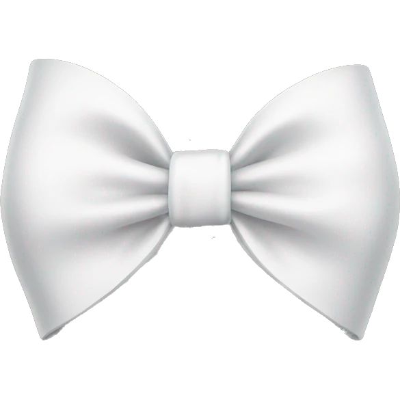 White bow emoji
