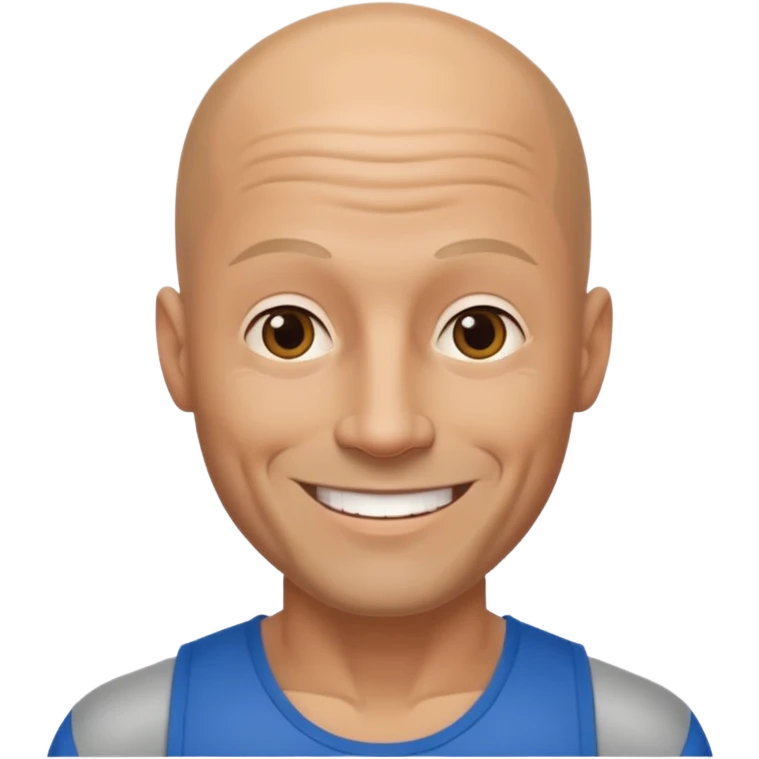 gym daddy with no hair 40 years old emoji