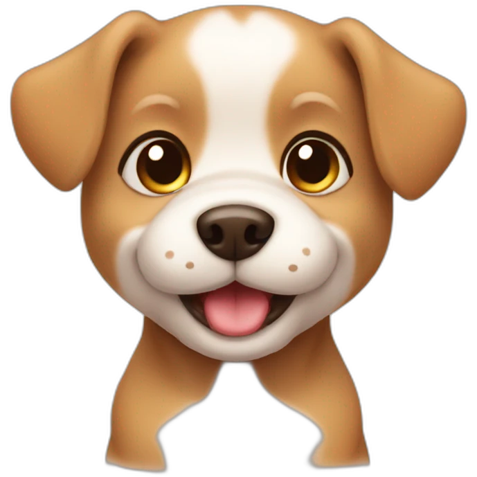 cute baby dog emoji