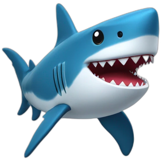 Shark plush emoji