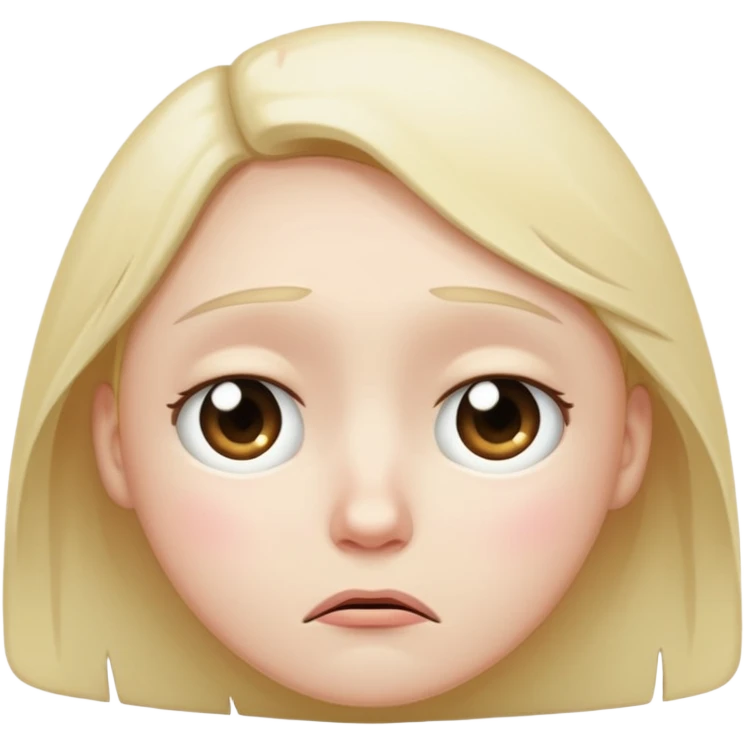 Sad face emoji emoji