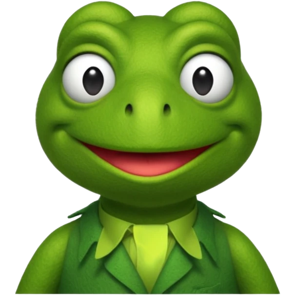 Kermit the frog with different feelings emoji