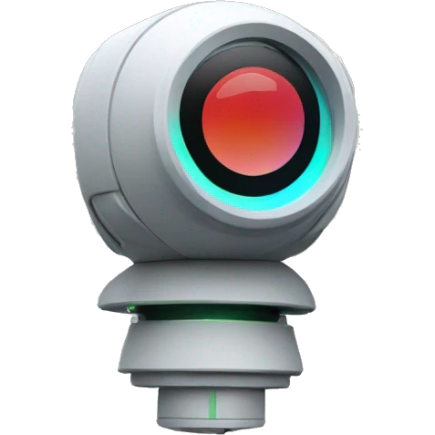 small round LiDAR sensor emoji