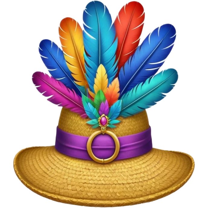  Clown feathered hat just give me feathered hat  emoji