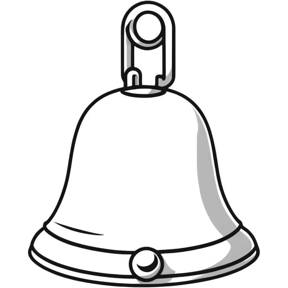 gentle reminder bell with kind reminder appearance emoji