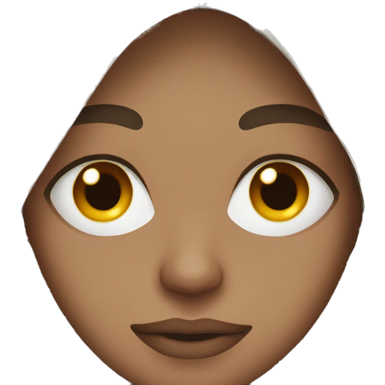 Brown eyes  emoji