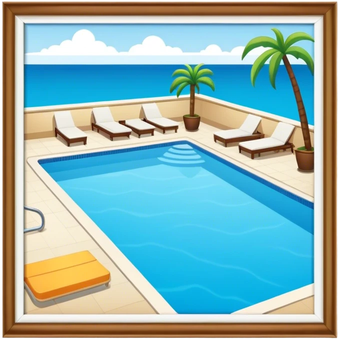 Hotel pool  emoji
