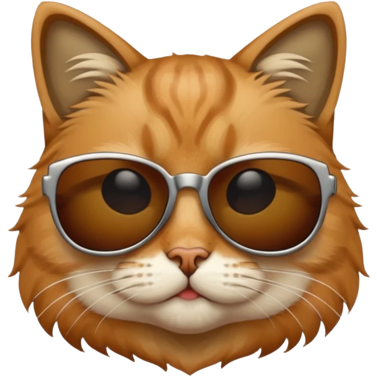 Cat wearing sunglasses emoji