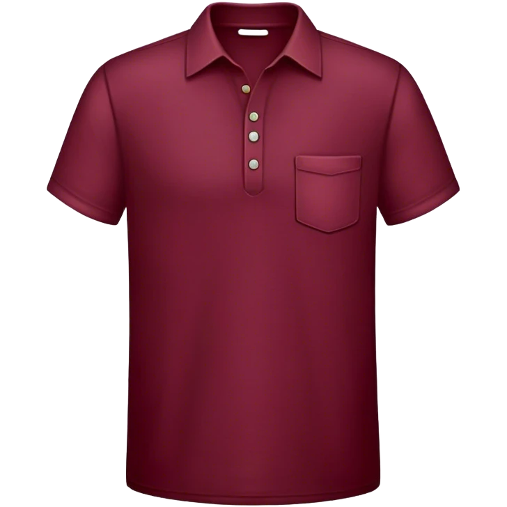 Maroon shirt emoji