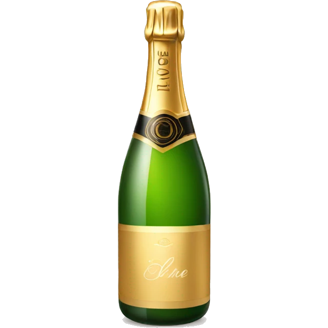 champagne bottle emoji