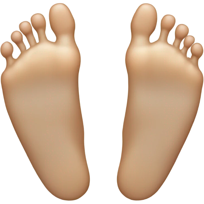 Bottom of feet emoji