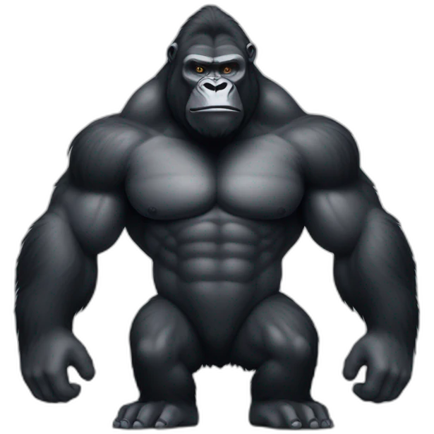 muscular gorilla emoji