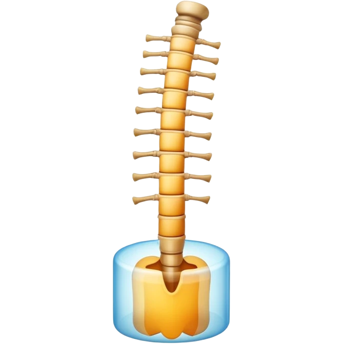 simplified spinal cord with few details emoji
